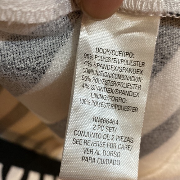 Studio One New York Women’s Jacket Cardigan Stripped Black and White sz 14 - Picture 4 of 5